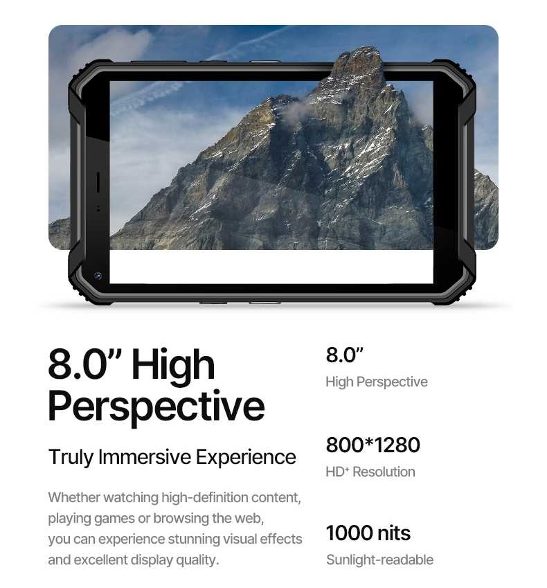 1000nits HD rugged device