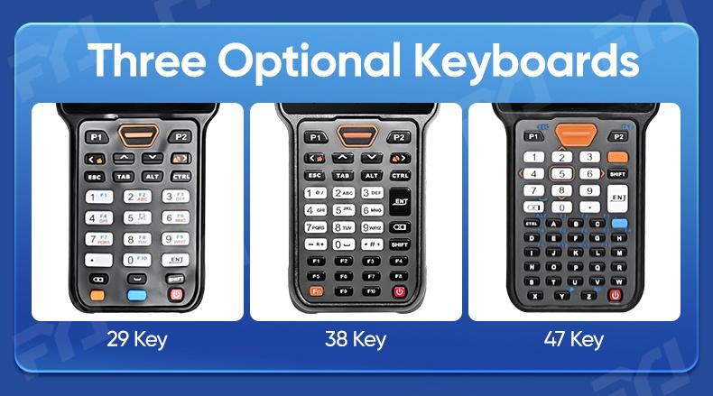 Three Optional Keyboards