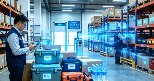 RFID Emergency Supply Traceability RFID emergency supply traceability from inbound identification to outbound material records