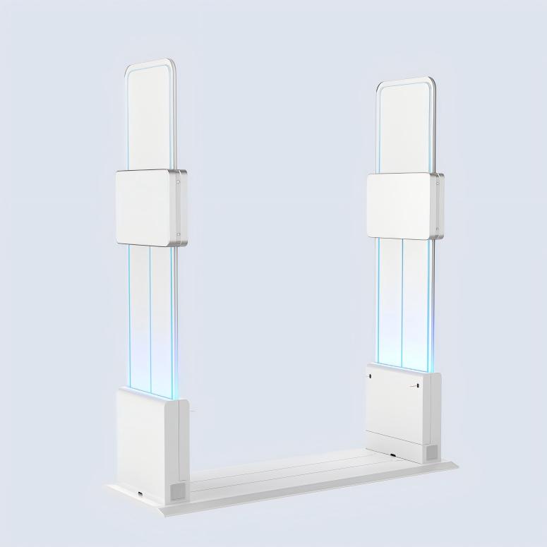 Traditional RFID Pedestal Gate A traditional RFID pedestal gate uses floor-standing units installed on one or both sides of the entrance.
